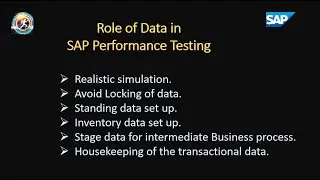 Data strategy for SAP Performance Testing | Role of data in SAP PT | Test Data strategy