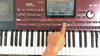 Como quitar el ruido o sonido al tocar un acorde de acompa&ntilde;amiento en Korg pa 700/1000/3X y 4X