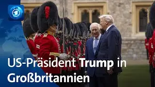 Britisches Königshaus empfängt Donald Trump – Proteste in London