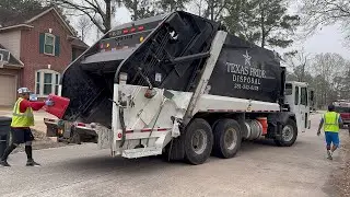 Texas Pride Disposal: Battle LET2 Crew Cab New Way Rear Load Garbage Truck