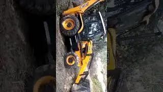 Land cutting by JCB