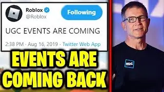 ROBLOX EVENTS ARE COMING BACK! (Roblox UGC Developer Events)