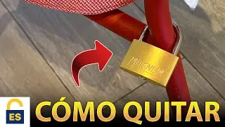 Cómo ABRIR un Candado si PERDÍ la Llave 🔑 (funciona!)