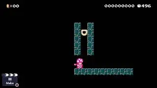 SMM2 smb2 mushroom jump troll