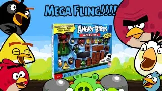 Angry Birds Mega Fling Mattel Unboxing + Review!