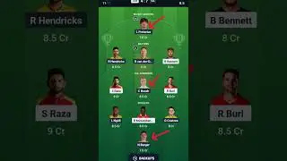 ZIM vs SA Dream11 Team Today Match | Zimbabwe vs South Africa Dream11 Prediction Today match