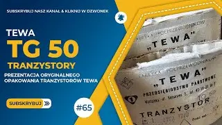 TEWA - Oryginalne 50 Letnie opakowanie tranzystor&oacute;w TG50 z 1970 roku. [F/65]
