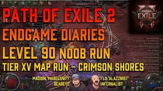 PoE2 Endgame Diaries -  Crimson Shores [Lvl90, Tier XV map run] Path of Exile 2 coop Gameplay