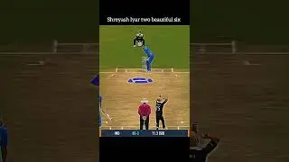 Shreyash Iyar two beautiful six🥰Real cricket 24 #shorts