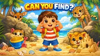 Can You Find the ABC Animals? 🐾 I J K L Hidden Animal Adventure for Kids