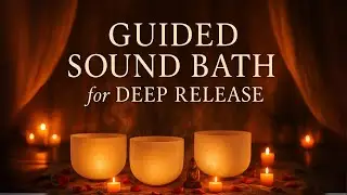432Hz Guided Sound Bath for Deep Release | Handpan Ending