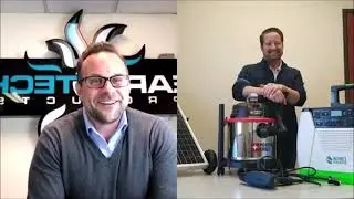Live Demonstration of the Natures Generator Portable Solar Generator Review - EarthtechProducts.com