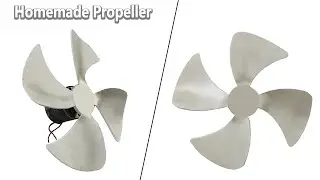 How To Make Fan Propeller From PVC Pipe At Home | Table Fan Propeller