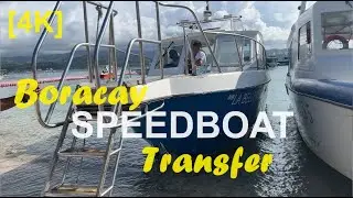 Astoria Boracay Speed boat 🚤 transfer Caticlan-Boracay 🏖️ 🏝️ and back [4K]