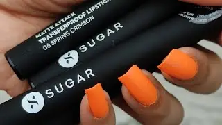Sugar Matte Attack Lipstick Hand Swatches || #shorts #youtubeshorts #shortsindia #YTshorts