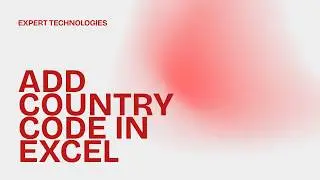 How to Add Country Code to Numbers in huge data in Excel