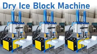 Dry Ice Block Machine Working Video | High Density Dry Ice Blocks Production for Food & Cold Chain