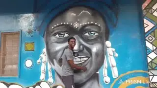 SPEED FINE HIS SELF AT THE MUSEUM OF THE GAMBIA