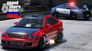 GTA 5 KUFFS Multiplayer Police Role Play #73 | Trouble In Blaine County | Running From The Cops