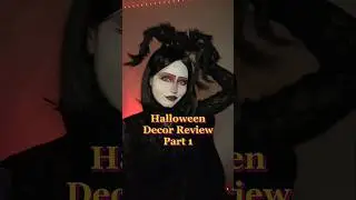 Halloween Decor Review Part 1 | Gothic Home Aesthetic & Vampire Goth Look ❤️