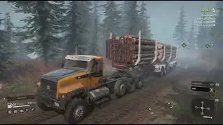 SnowRunner Canada logging