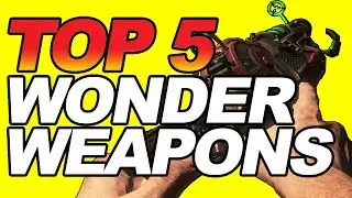 TOP 5 BEST Wonder Weapons in BLACK OPS 3 & DLC 5 (ZOMBIES CHRONICLES)