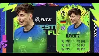FIFA 21: KAI HAVERTZ 95 FESTIVAL OF FUTBALL PLAYER REVIEW I FIFA 21 ULTIMATE TEAM