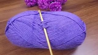 This Tunisian Stitch Looks Complicated but It&rsquo;s Super Easy! #crochet #knitting #diy