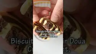 Biscuiti Fragezi in DOUA Culori cu Unt, Ciocolata, Cacao #biscuitidecasa #retetebiscuiti #fursecuri