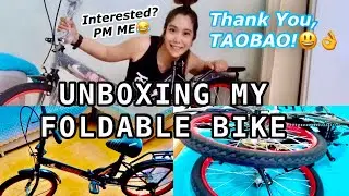 UNBOXING MY FOLDABLE BIKE FROM TAOBAO