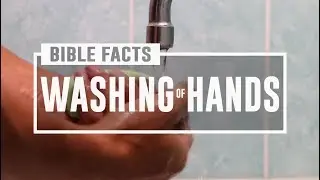 Bible Fact:  Hand hygiene is recommended by the Bible