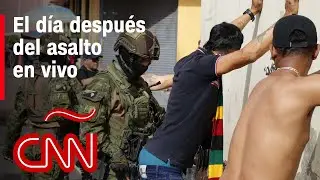 Así fue el día después en Ecuador tras el asalto en vivo