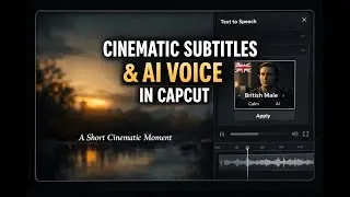 How to Create Cinematic Subtitles with Voice in CapCut