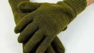How to knit gloves/dastane kaise banye with two needles/ दस्ताने कैसे बनाये....#19