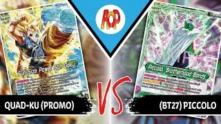 Quad-Ku (G) vs Piccolo Revive (G/U) | Gameplay | DBS TCG