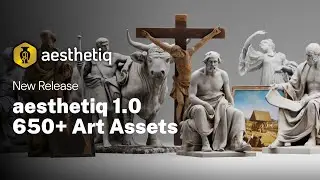 aesthetiq 1.0 | Art Asset Library | New Blender Asset Pack