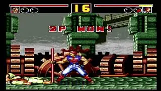 Fatal Fury 2(Genesis)-Jubei Yamada vs Billy Kane IV