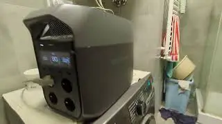 ECOFLOW Delta 3 и стиральная машинка.