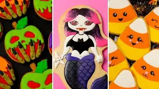 Best Decorated Cookies for Halloween! Royal Icing Cookie Decorating Compilation