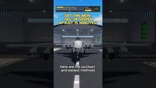 Get the new JAS-39 Gripen in War Tycoon in JUST 15 MINUTES!🔥💥 #wartycoon #roblox #wartycoonroblox