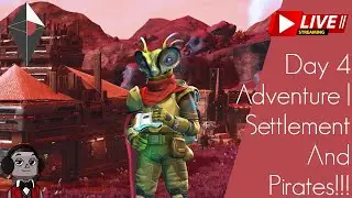 No Man&rsquo;s Sky | Day 4 Fresh Save | Settlement Beginnings, Pirates & Base Building 🚀