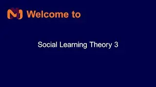 14. Social Learning Theory 3 - How Perception Shapes Behavior