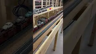 Das gr&ouml;&szlig;te Arbeitstier beim B&auml;hnle💛❤️💛 #m&auml;rklin #h0 #1:87 #moba #modellbahn #modeltrain #railroad