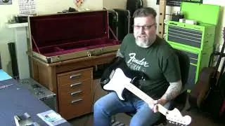 Fender Jimi Hendrix Stratocaster in for fret profiling...