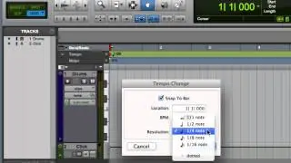 Setting Meter, Tempo, and Key Signature in Pro Tools