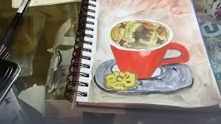 My vegan art supplies for my mystery vegan art boxes