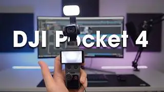 DJI Pocket 4 Hands-On: Built-In LED, SuperPhoto & More.
