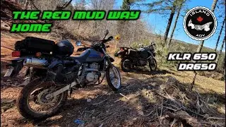 The Red Mud Way Home | KLR 650 | DR650 Off Road Dual Sport Ride | Island ADV