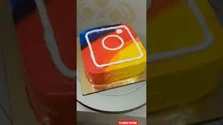 Instagram Cake Making 🎂 Insta 🏳️&zwj;🌈 Cake Decoration💝 #cake #decoration #satisfying #shorts