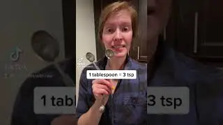 Сколько чайных ложек в одной столовой ложке? #шорты